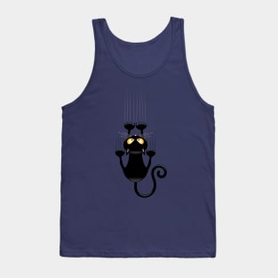 Black cat Tank Top